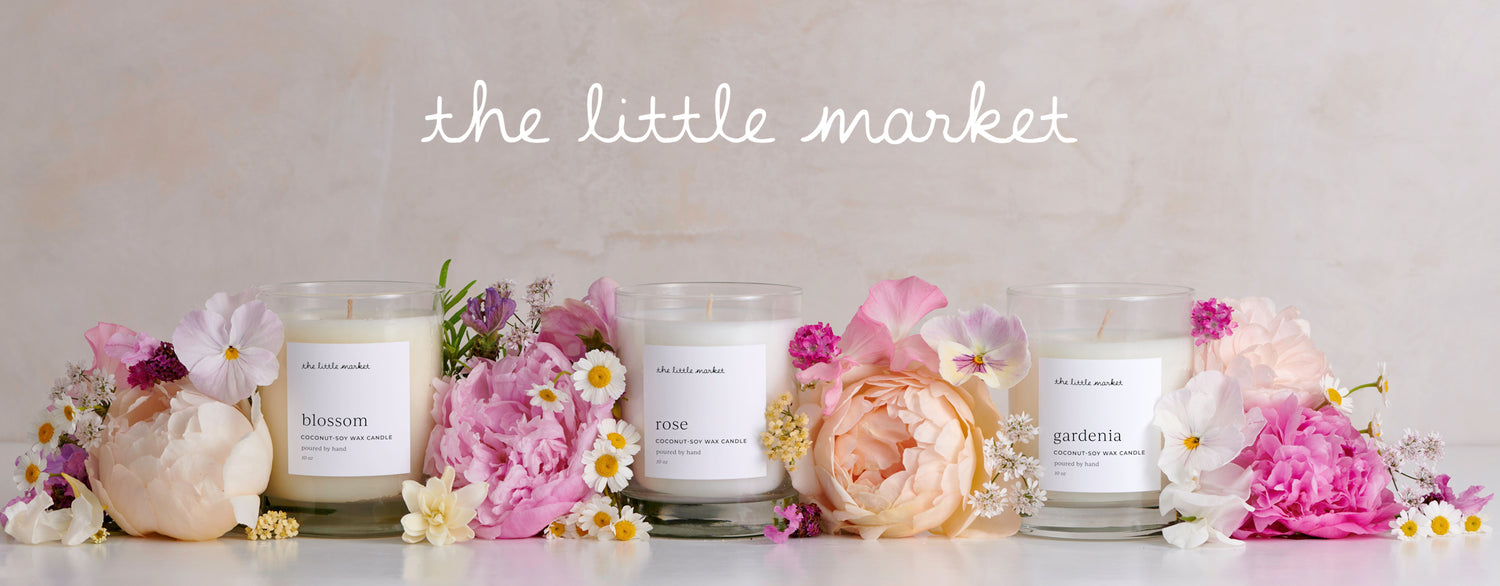 The Little Market I Surf Handmade Scented Candle I Soy Coconut Wax –  Prosperity Candle