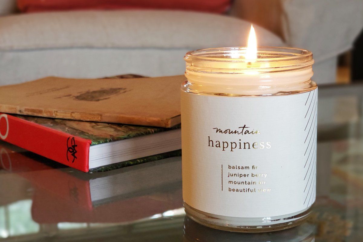 Happiness Pillar Candle – Areaware