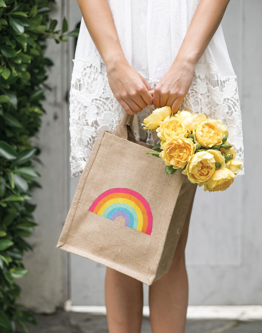 Rainbow canvas bag new arrivals