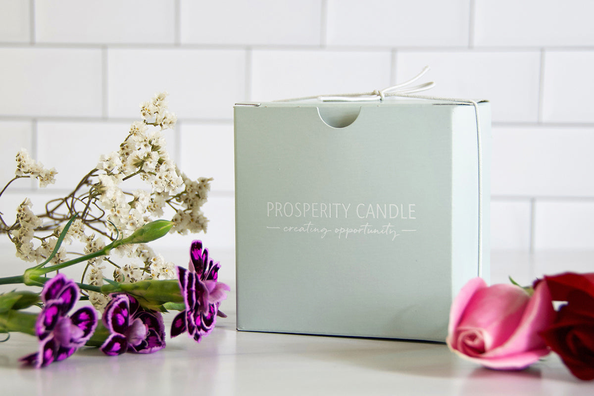White Sage Floral Print Gift Boxes